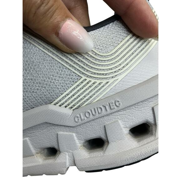 On Cloud Cloudgo Shoes Womens Size 9 White Gray Cushioned Running Sneakers - Picture 11 of 11